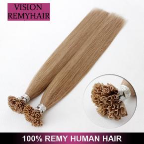     Russian Hair Full Cuticle Nail Tip u Tip Human Hair 