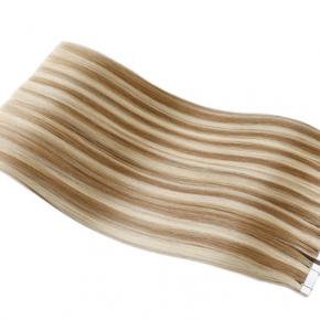 Factory Super Double Drawn Tape In Remy Hair Extensions  