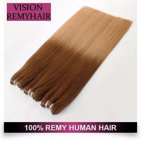 Hair Weft T color mixed color 