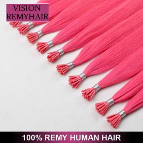 Wholesale Double Drawn i Tip 100 Virgin Indian Remy Hair 