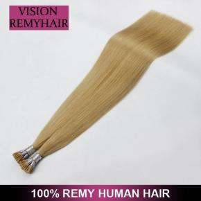 Double Drawn Brazilian Virgin Prebonded I Tip Hair Extension