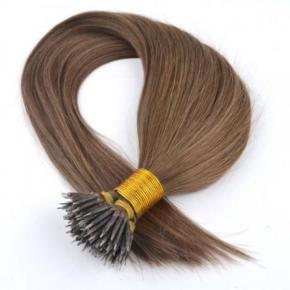 100% Real Human Hair Mink Nano Ring Metal Tip Hair  01