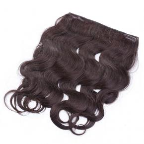 Hot Selling Top Quality Double Drawn Halo Hair Extension 