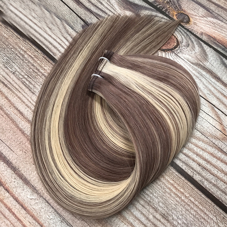 100% Cambodian Human Hair Extension Flat Weft