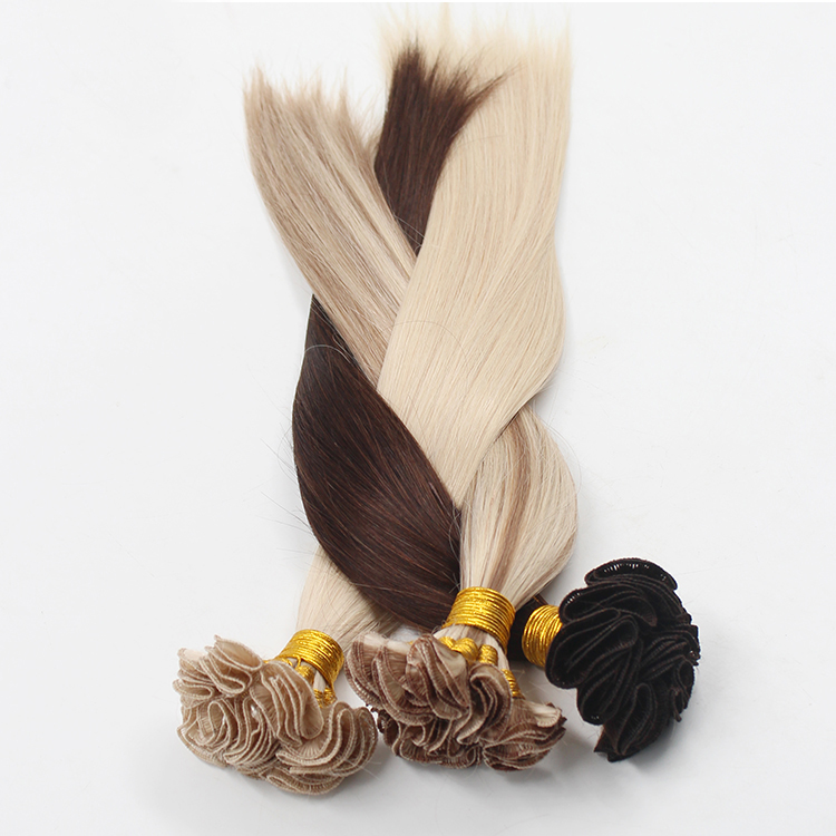 100 Hand Tied Weft European Hair 