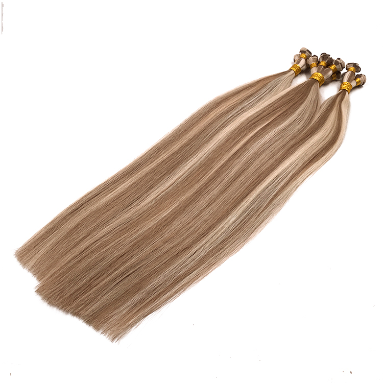 Double Drawn Remy Hair Hand Tied Extension